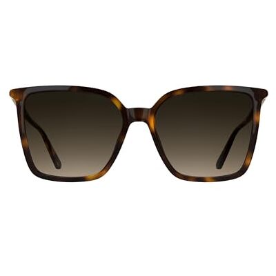 Calvin Lunettes de soleil CK26502S pour femme Havana avec verres marron dégradé Calvin Lunettes de soleil CK26502S pour femme Havana avec verres marron dégradé