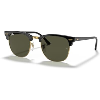 Ray-Ban Clubmaster Montures de Lunettes Homme, Black (W0365 Ebony/Arista), 51 mm Ray-Ban Clubmaster Montures de Lunettes Homme, Black (W0365 Ebony/Arista), 51 mm