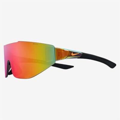 NIKE Athena Edge IB3517X Lunettes de soleil de sport pour course à pied, entraînement en extérieur, noir/orange miroir, taille unique NIKE Athena Edge IB3517X Lunettes de soleil de sport pour course à pied, entraînement en extérieur, noir/orange miroir, taille unique