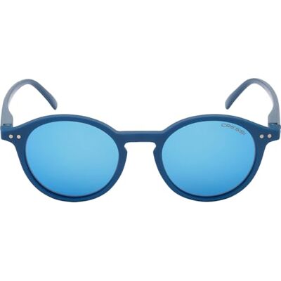 CRESSI Glance Sunglasses Blue/Mirrored Lens Blue-Lunettes de sport de soleil unisexe polarisées idéales pour les sports nautiques, monture PC bleu, verres TAC bleu miroir CRESSI Glance Sunglasses Blue/Mirrored Lens Blue-Lunettes de sport de soleil unisexe polarisées idéales pour les sports nautiques, monture PC bleu, verres TAC bleu miroir