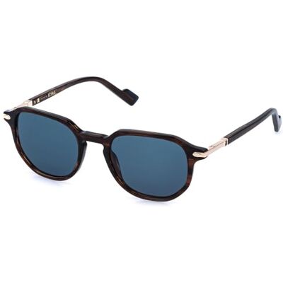 STING Sst601 Lot de 1 lunettes pour homme, Noir Grad.striped Brown/Ochre, 51/20/140 STING Sst601 Lot de 1 lunettes pour homme, Noir Grad.striped Brown/Ochre, 51/20/140