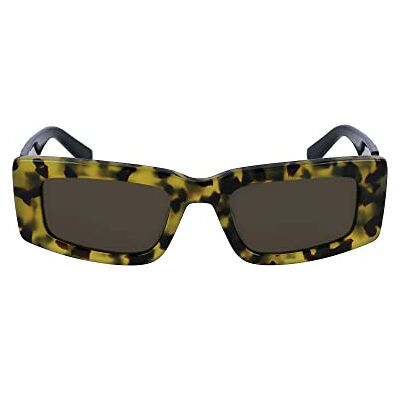 Calvin Lunettes de Soleil Mixte, Yellow Havana, taille unique Calvin Lunettes de Soleil Mixte, Yellow Havana, taille unique
