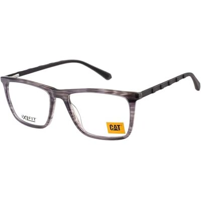 CAT Men's CTO-3053 Monture de Lunettes Prescription Eyewear Montures Gris 58, gris, 58 CAT Men's CTO-3053 Monture de Lunettes Prescription Eyewear Montures Gris 58, gris, 58