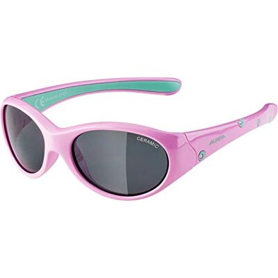ALPINA FLEXXY GIRL Lunettes de soleil flexibles et incassables avec protection UV 100% pour enfants, rose-menthe brillante, taille unique ALPINA FLEXXY GIRL Lunettes de soleil flexibles et incassables avec protection UV 100% pour enfants, rose-menthe brillante, taille unique