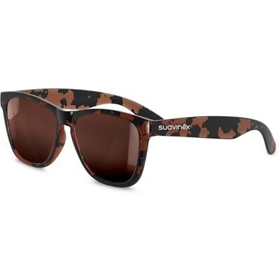 Suavinex , Lunettes de Soleil pour Adultes, pour Homme et Femme, Lunettes Polarisées avec filtre UV 400, 100% Protection UVA et UVB, CAT 3, avec Étui, Très Flexibles et Légères, Carey Suavinex , Lunettes de Soleil pour Adultes, pour Homme et Femme, Lunettes Polarisées avec filtre UV 400, 100% Protection UVA et UVB, CAT 3, avec Étui, Très Flexibles et Légères, Carey