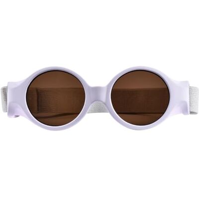 Béaba , Lunettes de soleil pour bébé 0-9 mois, Protection 100% UV CAT 4, Protection Latérale, Confort Optimal, Bandeau élastique ajustable, Collection Glee, Lila Béaba , Lunettes de soleil pour bébé 0-9 mois, Protection 100% UV CAT 4, Protection Latérale, Confort Optimal, Bandeau élastique ajustable, Collection Glee, Lila
