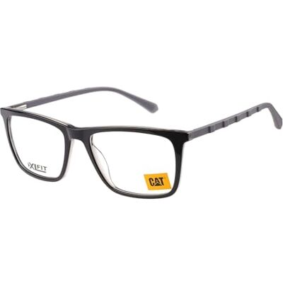 CAT Men's CTO-3053 Monture de lunettes de prescription pour homme Noir Taille 58, Noir, 58 CAT Men's CTO-3053 Monture de lunettes de prescription pour homme Noir Taille 58, Noir, 58