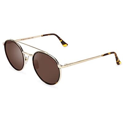 CLANDESTINE Sferico Lunettes de Soleil Mixte, Elsa Pataky Exclusive Collection Pure Havana Or Nylon Hd Marron, taille unique CLANDESTINE Sferico Lunettes de Soleil Mixte, Elsa Pataky Exclusive Collection Pure Havana Or Nylon Hd Marron, taille unique