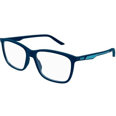 PUMA Lunettes PU0387O PU0387O, Bleu-bleu-transparent, taille unique PUMA Lunettes PU0387O PU0387O, Bleu-bleu-transparent, taille unique
