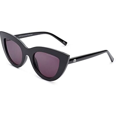 CLANDESTINE Gatto Black Violet by HYPE Lunettes de soleil polarisées pour hommes et femmes, HYPE Exclusive Collection Noir Gatto Violet CLANDESTINE Gatto Black Violet by HYPE Lunettes de soleil polarisées pour hommes et femmes, HYPE Exclusive Collection Noir Gatto Violet