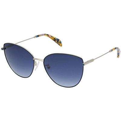 TOUS Lunettes pour femme, Or clair brillant avec parties colorées, 62 TOUS Lunettes pour femme, Or clair brillant avec parties colorées, 62