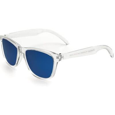 Kiddus Lunettes de Soleil pour Enfant a partir de 6 ans. Revêtement UV400 contre rayons solaires ultraviolets. Polarisées. Couleurs translucides Kiddus Lunettes de Soleil pour Enfant a partir de 6 ans. Revêtement UV400 contre rayons solaires ultraviolets. Polarisées. Couleurs translucides