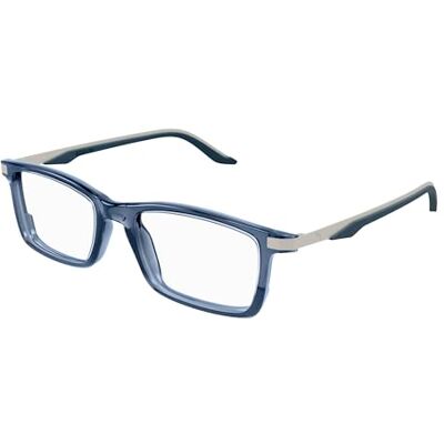 PUMA Pu0410o Lunettes de Soleil, Bleu-argenté-Transparent, Taille Unique Mixte, Bleu-argenté-transparent, Taille unique PUMA Pu0410o Lunettes de Soleil, Bleu-argenté-Transparent, Taille Unique Mixte, Bleu-argenté-transparent, Taille unique