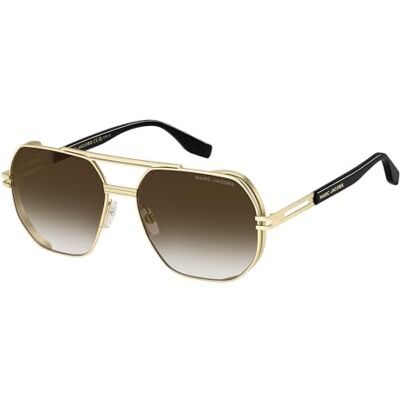 Marc Jacobs MARC 784/S Lunettes de Soleil 0NZ MATTE GOLD BLACK 60/16/145 Homme Marc Jacobs MARC 784/S Lunettes de Soleil 0NZ MATTE GOLD BLACK 60/16/145 Homme