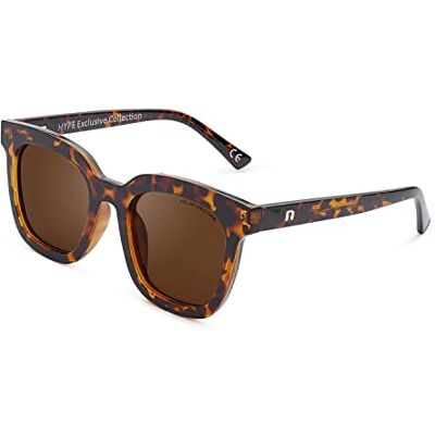 CLANDESTINE Quadrato Habana Brown by HYPE Lunettes de soleil polarisées pour hommes et femmes, Collection exclusive HYPE Quadrato Habana Brown CLANDESTINE Quadrato Habana Brown by HYPE Lunettes de soleil polarisées pour hommes et femmes, Collection exclusive HYPE Quadrato Habana Brown