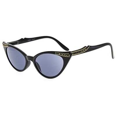 Eyekepper Cateyes Lunettes de lecture entièrement teintées pour femme Lecteur de soleil (lentille grise, 1,75) Eyekepper Cateyes Lunettes de lecture entièrement teintées pour femme Lecteur de soleil (lentille grise, 1,75)