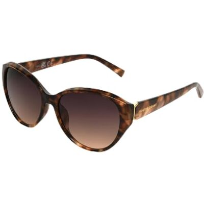 Foster Grant cat-eye zonnebril dames – schildpadmontuur met grijze kleurverloopglazen, krasvrij & UV400-bescherming voor een elegante look Foster Grant cat-eye zonnebril dames – schildpadmontuur met grijze kleurverloopglazen, krasvrij & UV400-bescherming voor een elegante look