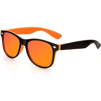 Kiddus Lunettes de Soleil Polarisées pour Fille, Garçon, Enfant a partir de 6 ans. 100% Protection Solaire UV400. Conçues à Barcelone. Modèle: Noir et Orange Kiddus Lunettes de Soleil Polarisées pour Fille, Garçon, Enfant a partir de 6 ans. 100% Protection Solaire UV400. Conçues à Barcelone. Modèle: Noir et Orange