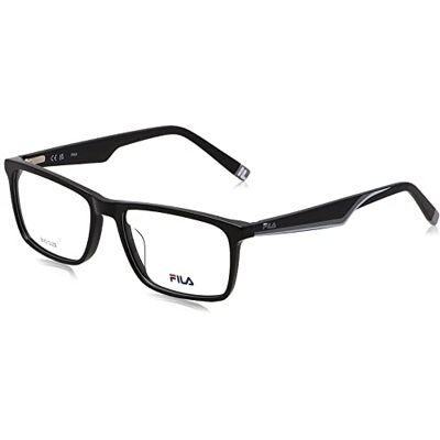 FILA Lunettes de Soleil Homme, Shiny Black, 57 FILA Lunettes de Soleil Homme, Shiny Black, 57