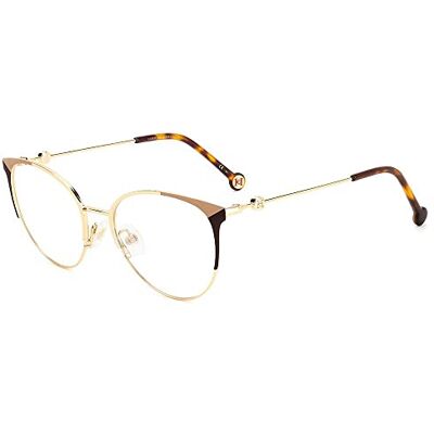 Carolina Herrera Lunettes de soleil unisexes, 01q/18 or marron, 54 Carolina Herrera Lunettes de soleil unisexes, 01q/18 or marron, 54