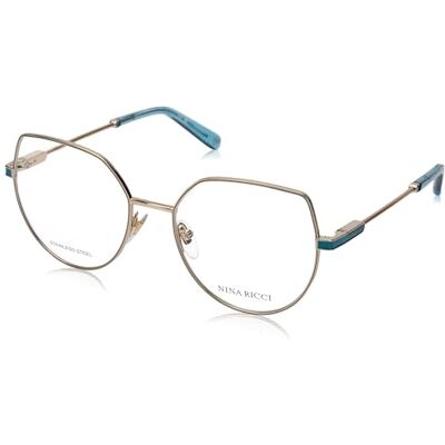 Nina Ricci Lunettes pour femme, Sh.Light Gold W/Col.parts, 53 Nina Ricci Lunettes pour femme, Sh.Light Gold W/Col.parts, 53