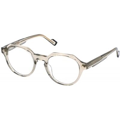 STING Vst571 Lunettes de soleil Transparent brillant Beige Regular STING Vst571 Lunettes de soleil Transparent brillant Beige Regular