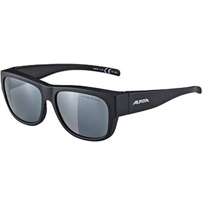 ALPINA Unisexe Adultes, OVERVIEW II Q Lunettes de soleil, black matt, One Size ALPINA Unisexe Adultes, OVERVIEW II Q Lunettes de soleil, black matt, One Size