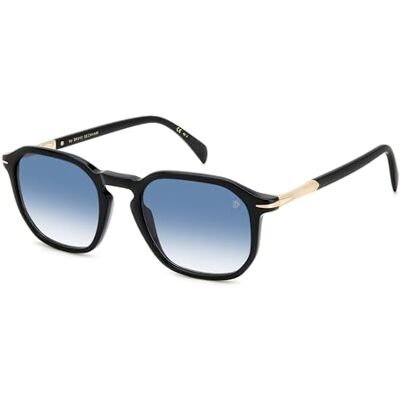 David Beckham Lunettes de Soleil DB 1115/S BLACK/BLUE SHADED 52/21/145 homme David Beckham Lunettes de Soleil DB 1115/S BLACK/BLUE SHADED 52/21/145 homme