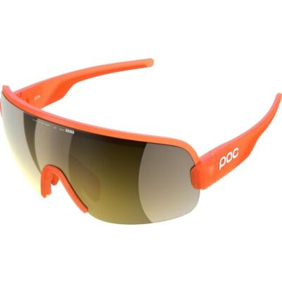 POC Lunettes de soleil Aim Lunettes de sport pour cyclistes avec un maximum de confort et une meilleure visibilité, Fluo. Orange translucide/Clarity Road/Partly Sunny Gold, taille unique POC Lunettes de soleil Aim Lunettes de sport pour cyclistes avec un maximum de confort et une meilleure visibilité, Fluo. Orange translucide/Clarity Road/Partly Sunny Gold, taille unique