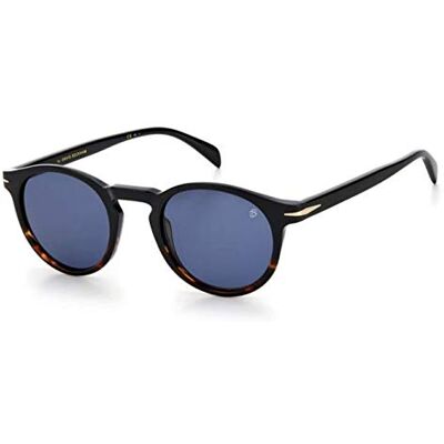 David Beckham Lunettes de Soleil DB 1036/S BLACK HAVANA/BLUE GREY 49/23/145 homme David Beckham Lunettes de Soleil DB 1036/S BLACK HAVANA/BLUE GREY 49/23/145 homme