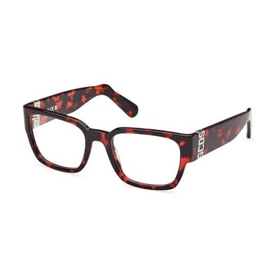 GCDS Unisexe GD5029 Prescription Eyewear Frames, Red Havana, 52, Red Havana, 52 GCDS Unisexe GD5029 Prescription Eyewear Frames, Red Havana, 52, Red Havana, 52