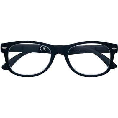 Zippo Lunettes de lecture Soft Touch ®, faites avec un cadre de lignes douces, idéale pour les hommes et les femmes, dioptrie +1,50, couleur noire Zippo Lunettes de lecture Soft Touch ®, faites avec un cadre de lignes douces, idéale pour les hommes et les femmes, dioptrie +1,50, couleur noire