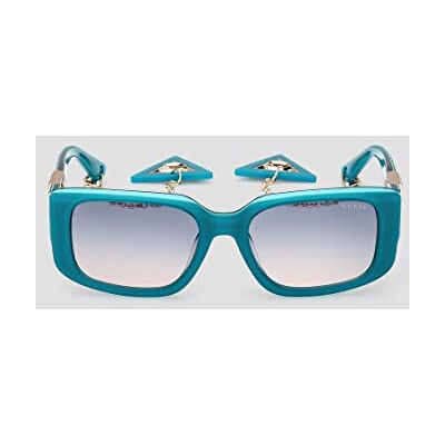 GUESS Gu7891 Lunettes de soleil pour femme Turquoise brillant 53/18/140 GUESS Gu7891 Lunettes de soleil pour femme Turquoise brillant 53/18/140