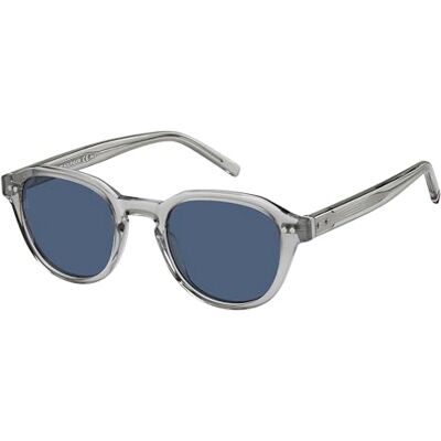Tommy Hilfiger TH 1970/S Lunettes de Soleil Grey/Blue 49/22/150 homme Tommy Hilfiger TH 1970/S Lunettes de Soleil Grey/Blue 49/22/150 homme