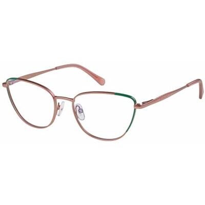 RADLEY Lunettes œil de chat en métal vert pour femme, lunettes avec correction visuelle, en option avec lunettes de soleil teintées ou filtre à lumière bleue (modèle RDO-6019-072) RADLEY Lunettes œil de chat en métal vert pour femme, lunettes avec correction visuelle, en option avec lunettes de soleil teintées ou filtre à lumière bleue (modèle RDO-6019-072)