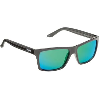 CRESSI Mixte Lunettes de soleil, Noir/Lentilles Vert, Taille unique CRESSI Mixte Lunettes de soleil, Noir/Lentilles Vert, Taille unique