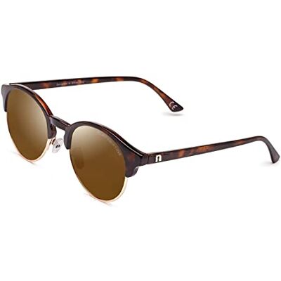 CLANDESTINE Lunettes de soleil unisexes Modèle Sferic Ovale Verres en nylon HD et monture en TR90 et acier inoxydable Taille unique 144 mm x 51 mm, Sferic Habana Doré Nylon HD Marron, CLANDESTINE Lunettes de soleil unisexes Modèle Sferic Ovale Verres en nylon HD et monture en TR90 et acier inoxydable Taille unique 144 mm x 51 mm, Sferic Habana Doré Nylon HD Marron,