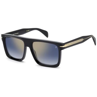 David Beckham DB 7134/S Lunettes de Soleil Black/Blue Shaded Gold Mirrored 56/18/150 homme David Beckham DB 7134/S Lunettes de Soleil Black/Blue Shaded Gold Mirrored 56/18/150 homme