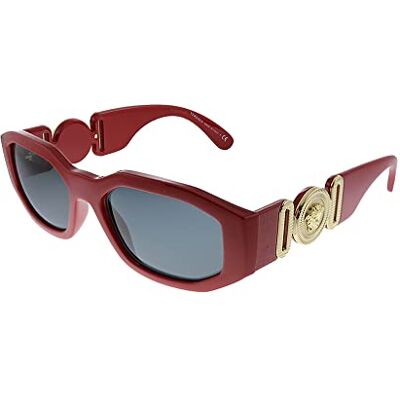 Versace Lunettes de Soleil Mixte, Red/Grey, 53/18/140 Versace Lunettes de Soleil Mixte, Red/Grey, 53/18/140