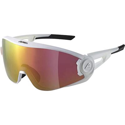 ALPINA 5W1NG Masque de ski Women's, White Matt, one Size ALPINA 5W1NG Masque de ski Women's, White Matt, one Size
