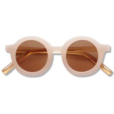 BABYMOCS Lunettes de soleil pour bébé de 0 à 1,5 ans, protection 100 % UV400, cat. 3, cadre en bioplastie recyclée, sans BPA, lunettes de soleil rondes pour bébé, garçons et filles, design suédois BABYMOCS Lunettes de soleil pour bébé de 0 à 1,5 ans, protection 100 % UV400, cat. 3, cadre en bioplastie recyclée, sans BPA, lunettes de soleil rondes pour bébé, garçons et filles, design suédois
