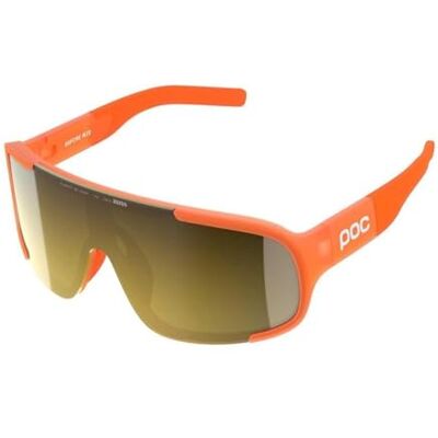 POC Aspire Mid Lunettes de soleil – Lunettes de sport pour cyclistes avec un maximum de confort et une meilleure visibilité, Fluo. Orange translucide/Clarity Road/Partly Sunny Gold, taille unique POC Aspire Mid Lunettes de soleil – Lunettes de sport pour cyclistes avec un maximum de confort et une meilleure visibilité, Fluo. Orange translucide/Clarity Road/Partly Sunny Gold, taille unique