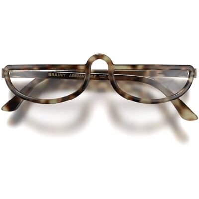 LONDON MOLE ® Brainy Lunettes de lecture Des lecteurs en demi-lune sympas Unisex féminin masculin Charnières à ressort LONDON MOLE ® Brainy Lunettes de lecture Des lecteurs en demi-lune sympas Unisex féminin masculin Charnières à ressort
