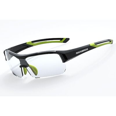 ROCKBROS Lunette Vélo Homme, Cyclisme Lunette de Soleil Photochromique Homme Femme Anti-UV400 pour Sport VTT Baseball, Pêche, Ski, Course ROCKBROS Lunette Vélo Homme, Cyclisme Lunette de Soleil Photochromique Homme Femme Anti-UV400 pour Sport VTT Baseball, Pêche, Ski, Course