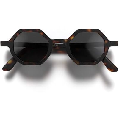 LONDON MOLE ® Malibu Lunettes de soleil Vitres hexagonales/octogonales froides Unisex féminin masculin Charnières à ressort LONDON MOLE ® Malibu Lunettes de soleil Vitres hexagonales/octogonales froides Unisex féminin masculin Charnières à ressort