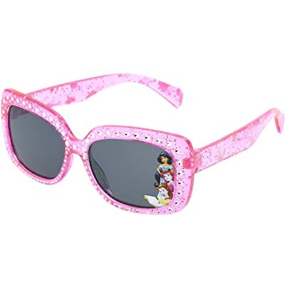 Foster Grant Disney Lunettes de soleil princesse pour enfant Rose 100 % protection UV et catégorie 3 Verres rectangulaires en polycarbonate fumé Foster Grant Disney Lunettes de soleil princesse pour enfant Rose 100 % protection UV et catégorie 3 Verres rectangulaires en polycarbonate fumé