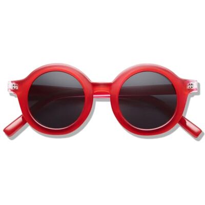 BABYMOCS Lunettes de soleil pour bébé de 0 à 1,5 ans, protection 100 % UV400, catégorie 3, monture en bioplastique recyclé, sans BPA, lunettes de soleil rondes pour bébé garçon et fille, design BABYMOCS Lunettes de soleil pour bébé de 0 à 1,5 ans, protection 100 % UV400, catégorie 3, monture en bioplastique recyclé, sans BPA, lunettes de soleil rondes pour bébé garçon et fille, design