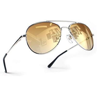 Miobo Lunettes de soleil miroir pour homme, femme et enfant Filtre UV400 CAT 3 Unisexe Miobo Lunettes de soleil miroir pour homme, femme et enfant Filtre UV400 CAT 3 Unisexe