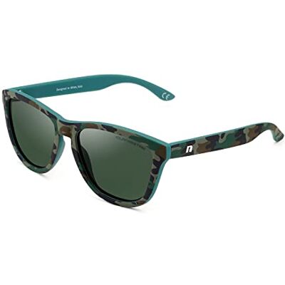 CLANDESTINE Model Camouflage Dark Green Lunettes de soleil Nylon HD homme & femme CLANDESTINE Model Camouflage Dark Green Lunettes de soleil Nylon HD homme & femme