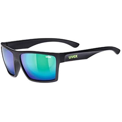 Uvex Lgl 29 Lunettes de Soleil pour Hommes et Femmes Effet Miroir Catégorie de Filtre 3 Black Matt/Green One Size Uvex Lgl 29 Lunettes de Soleil pour Hommes et Femmes Effet Miroir Catégorie de Filtre 3 Black Matt/Green One Size